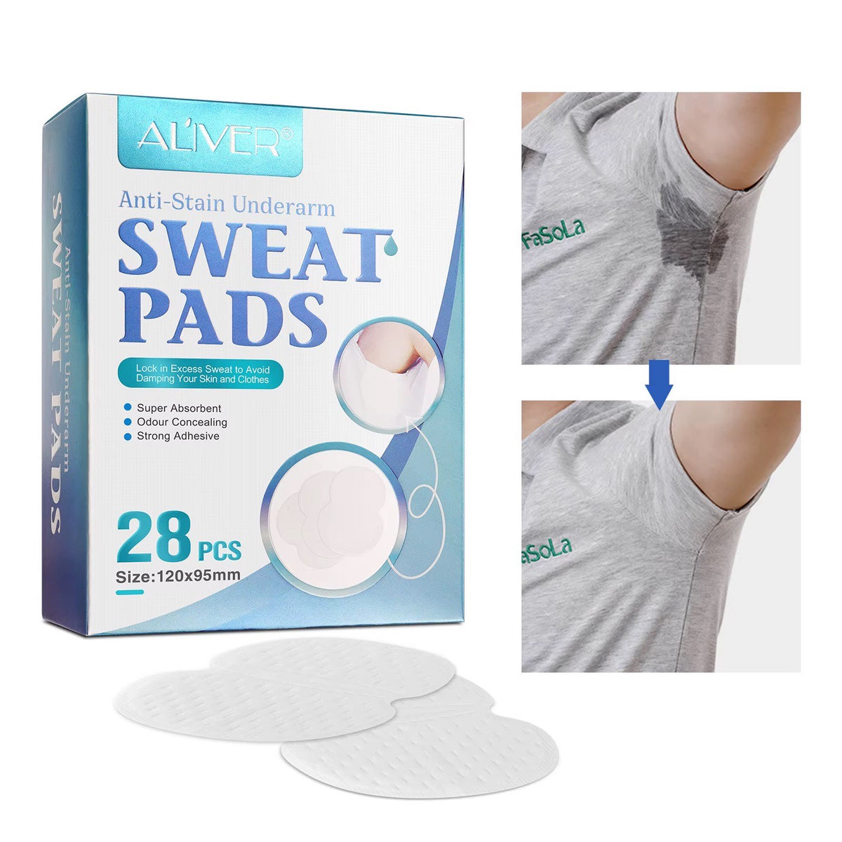 AxiDry™ Antiperspirant Patch - 28 pièces