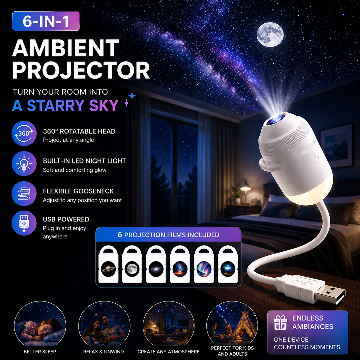 StarGlow™ 6-in-1